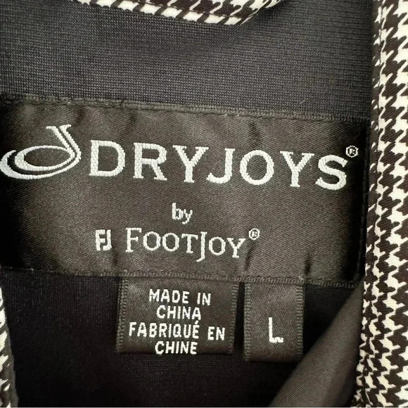 Dryjoys by Footjoy Convertible Jacket to Vest Golf Houndstooth L - Picture 10 of 11